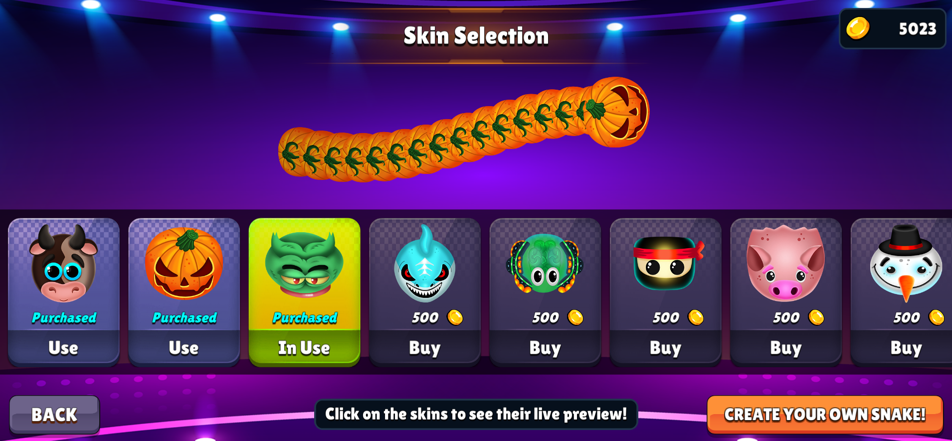 Vipers Online screenshot